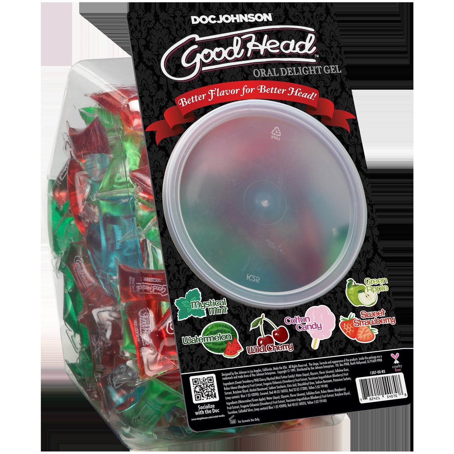 GOODHEAD ORAL DELIGHT GEL PILLOW PACKS 216 ASST PCS BULK REFILL