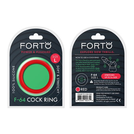 FORTO F-64 C-Ring 50mm Wide Red Large