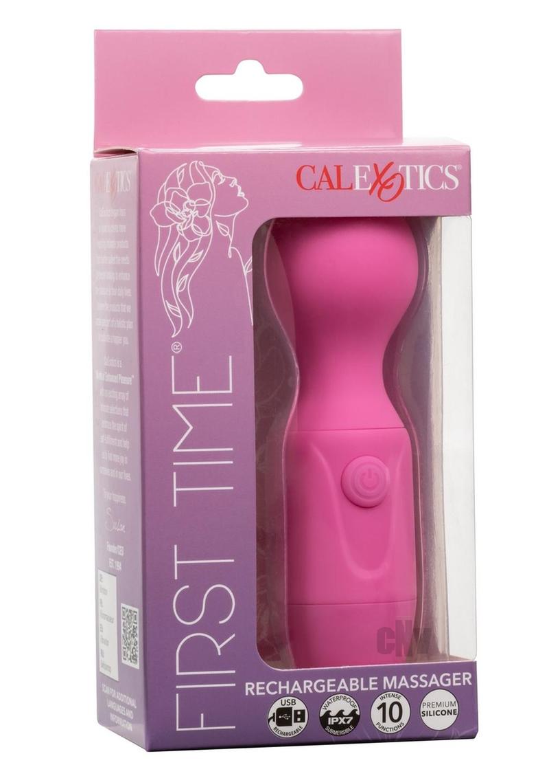 First Time Recharge Massager Pink