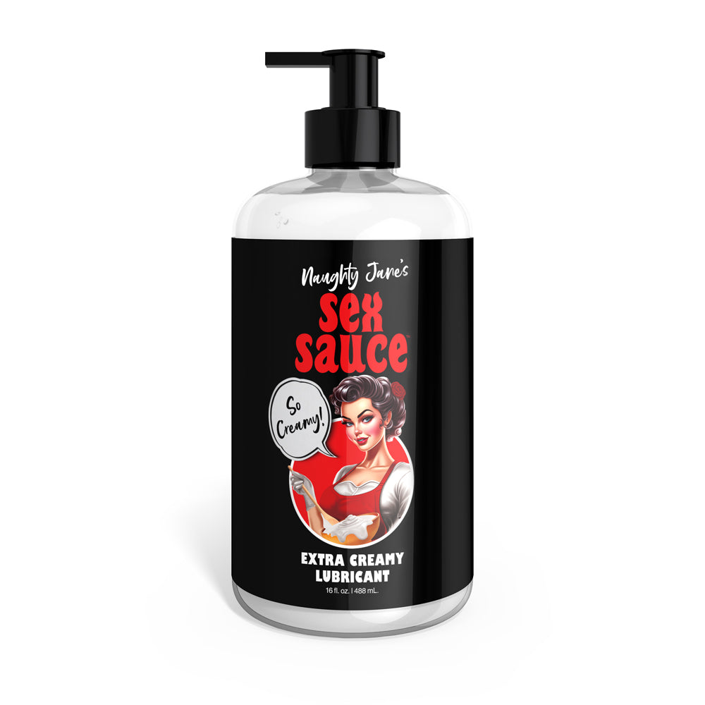 Naughty Janes Sex Sauce Extra Creamy Lubricant 16 Oz