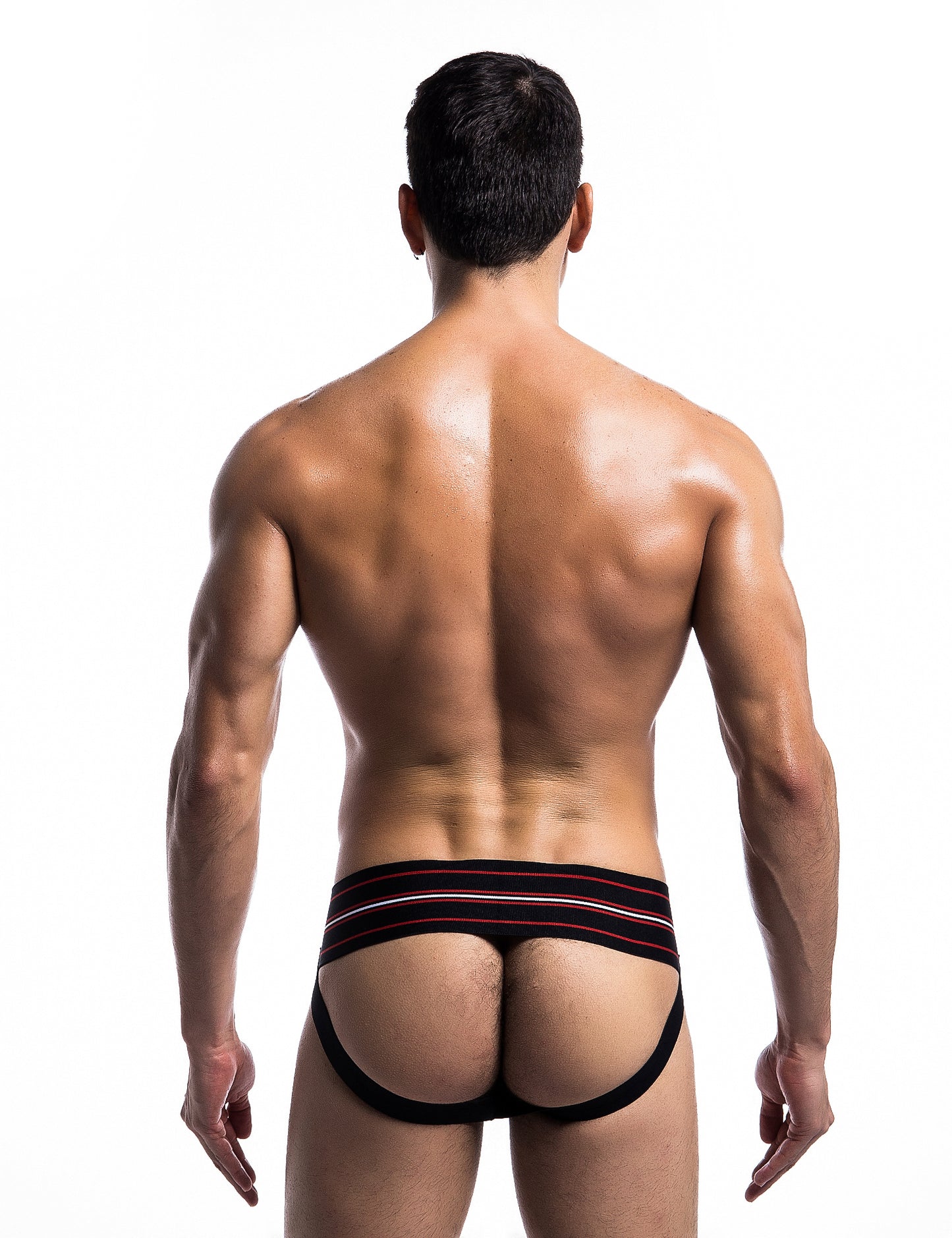 MOB FETISH JOCKSTRAP BLACK SMALL 3IN WAISTBAND