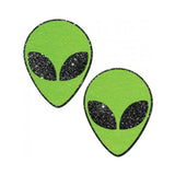 Green Glitter Alien Pasties O/S