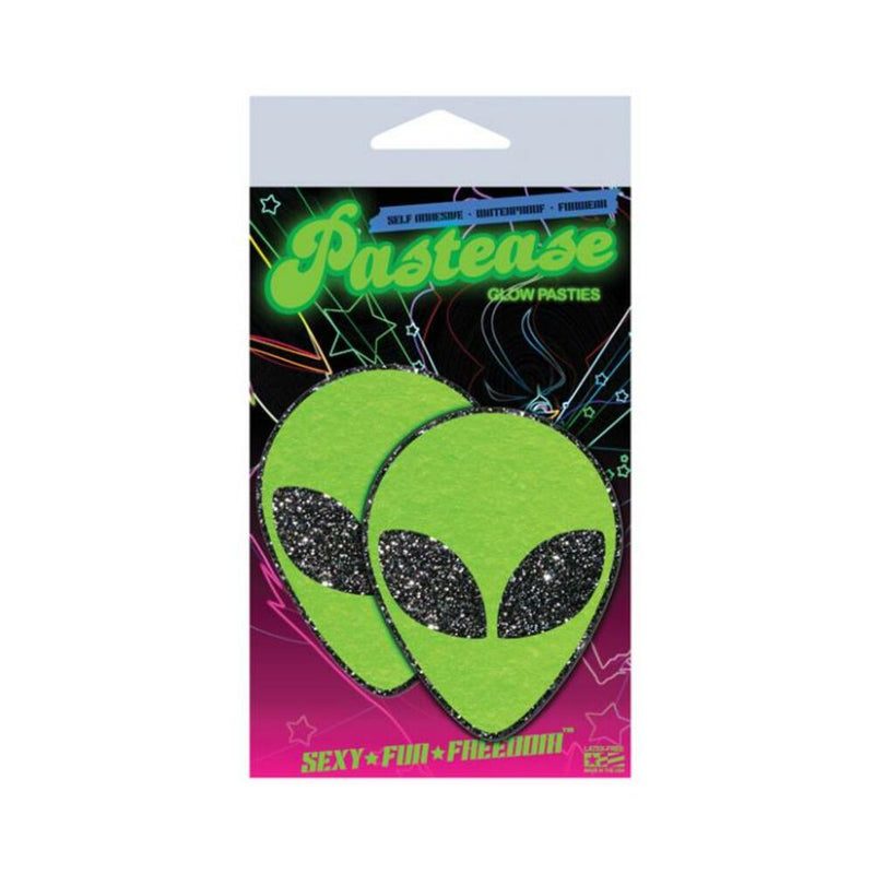 Green Glitter Alien Pasties O/S