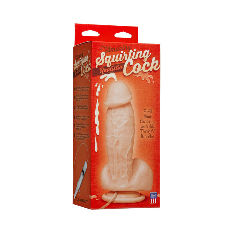 The Amazing Squirting Realistic Cock Beige