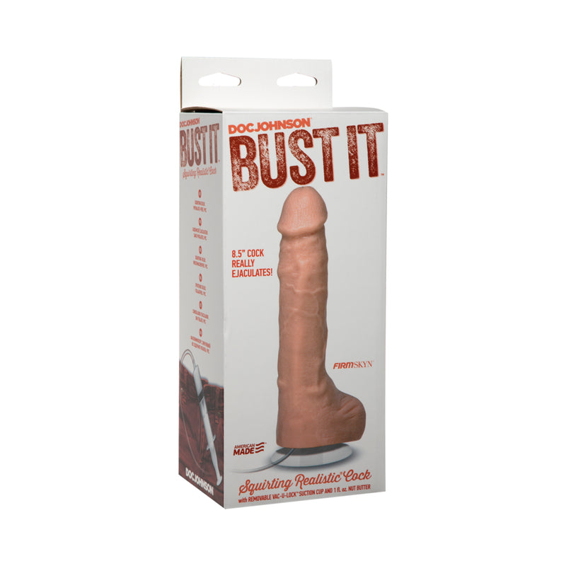 Bust It Squirting Realistic Cock White
