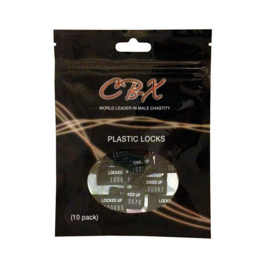 Male Chastity Plastic Locks 10 Per Pack