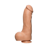 The D Master D 12 inches Dildo with Balls Firmskyn Beige