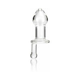 Glas 5 inches Juicer Clear Glass Butt Plug