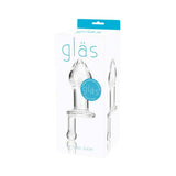 Glas 5 inches Juicer Clear Glass Butt Plug