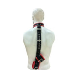Rouge Leather Neck To Hand Restraint Black Red