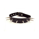 Rouge Spiked Collar with 1 inch Spikes Black