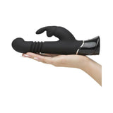 Fifty Shades of Grey Greedy Girl Rechargeable Thrusting G Spot Rabbit Vibrator - Black