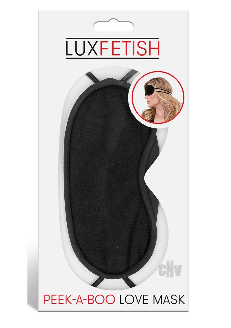 Lux F Peek A Boo Love Mask Black