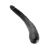 King Cock 16" Tapered Double Dildo - Black