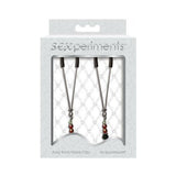 Sexperiments Ruby Black Nipple Clamps