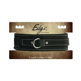 EDGE LINED LEATHER COLLAR