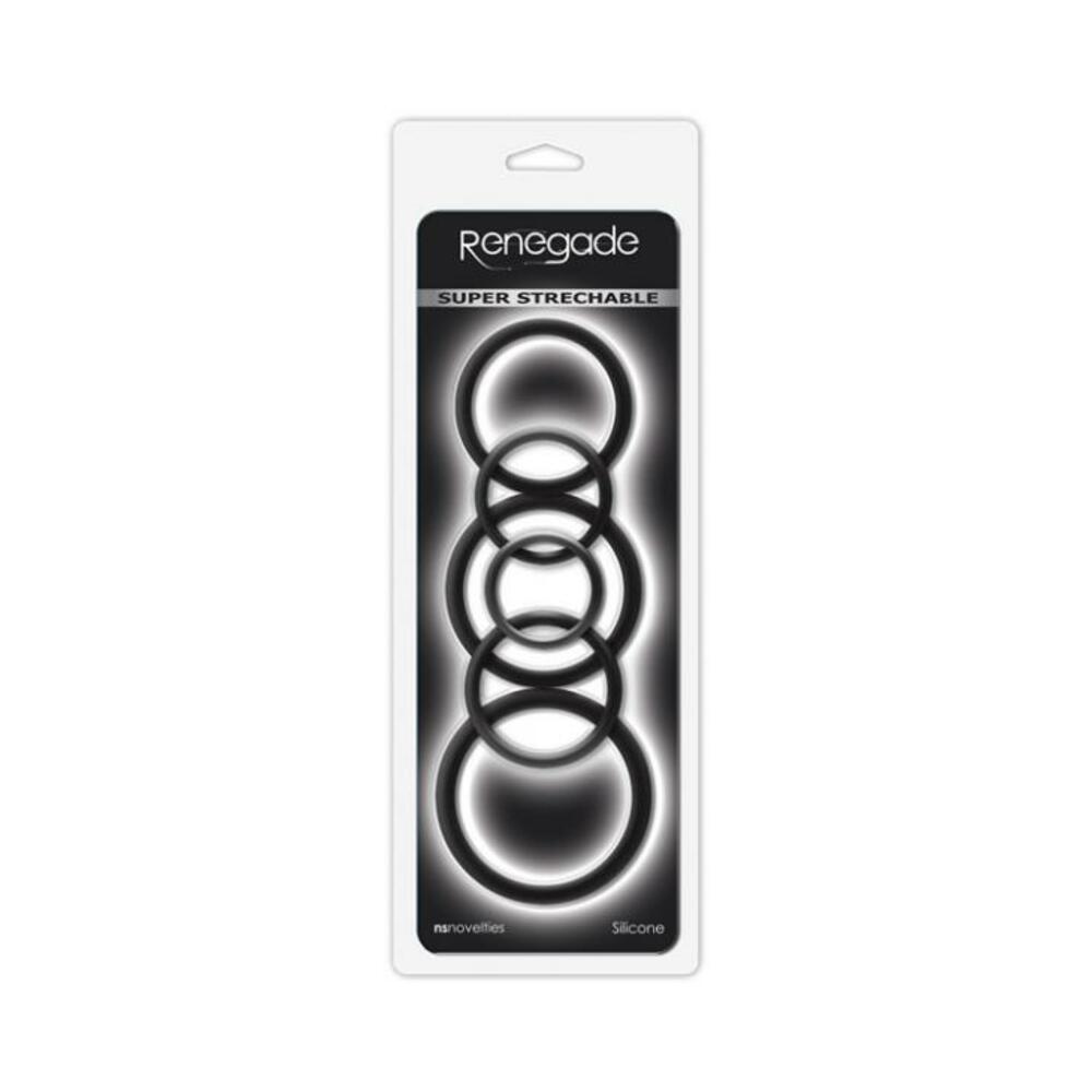 Renegade Build A Cage Rings Black Set Of 6
