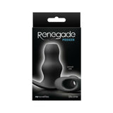 Renegade Peeker Small Black Hollow Butt Plug
