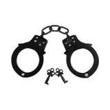 BLACK SINGLE LOCK HANDCUFFS