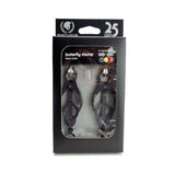 Black Butterfly Nipple Clamps With Chain