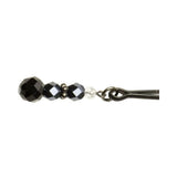 Beaded Clit Clamp With Tweezer Tip - Black