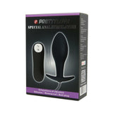 Pretty Love Vibrating Bulb Shaped Butt Plug Black