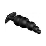 Pretty Love Vibrating Bead Butt Plug Black