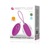 Pretty Love Jenny Remote Control Bullet Vibrator Purple