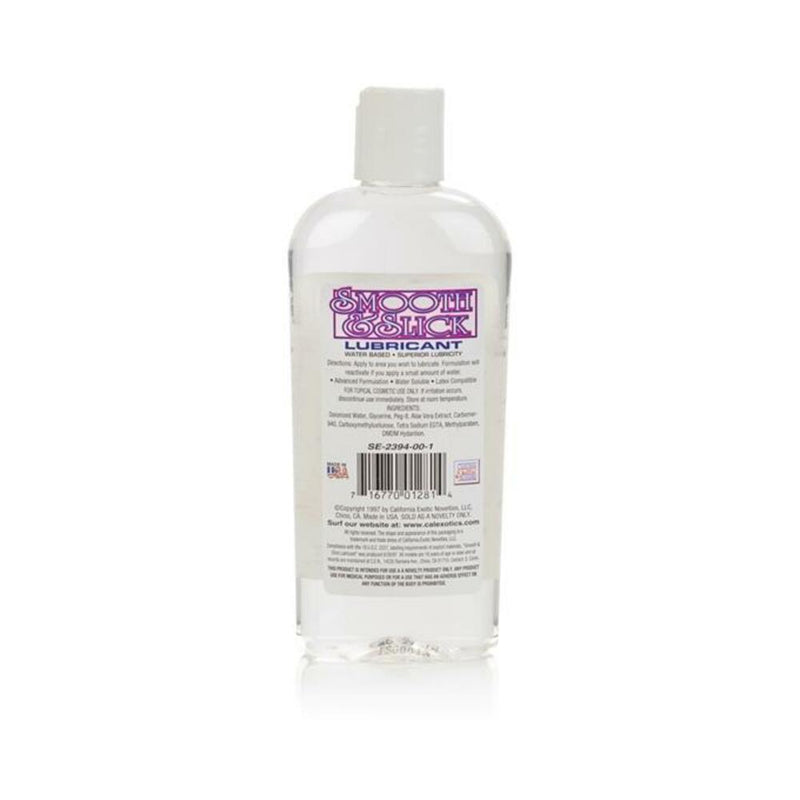 Smooth and Slick Water Based Lubricant 8 oz