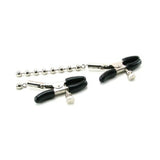 Nipple Clamps Silver Beaded Chain