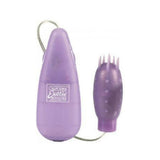 Silicone Slims Nubby Bullet Vibrator Purple