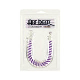 Art Deco AC/DC Double Dong - Clear