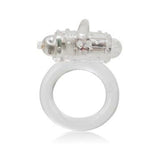 One Touch Flicker Clear Vibrating Ring