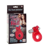 Couples Raging Bull Red Vibrating Ring