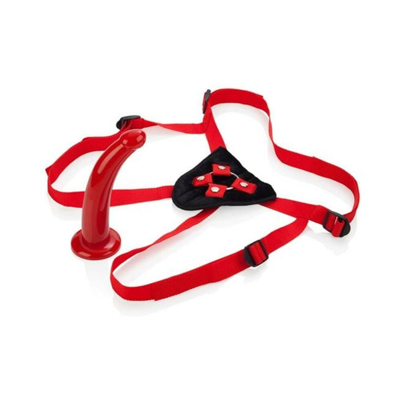 Red Rider Adjustable Strap On With 7 Inch Dong
