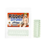 Ribbed Reversible Masturbation Stroker Clear