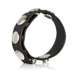 Colt Leather Cock Ball Strap 5 Snap Fastener Black