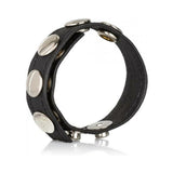 Colt Leather Cock Ball Strap 5 Snap Fastener Black