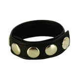 Colt Leather Cock Ball Strap 5 Snap Fastener Black