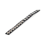 Colt 8 Snap Fastener Leather Strap - Black