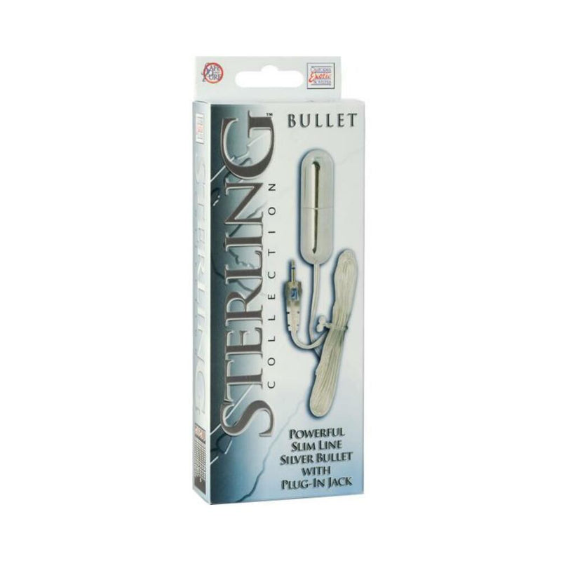 Sterling Collection Silver Slim Line Bullet With Plug In Jack