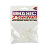 Basic Essentials Pearl Stroker Beads - Small