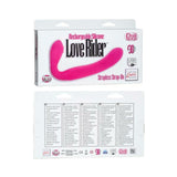 Love Rider Rechargeable Strapless Strap On Pink