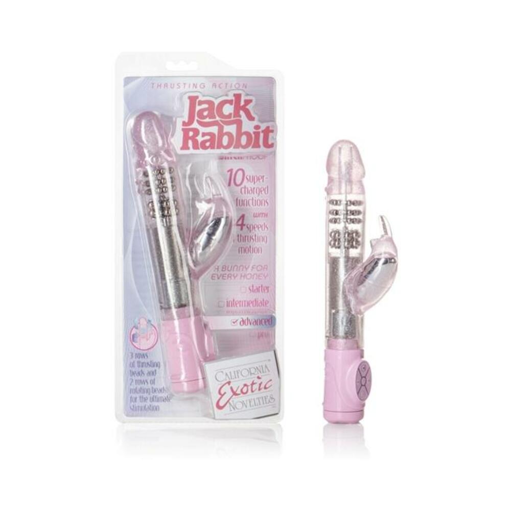 Thrusting Jack Rabbit Pink Vibrator