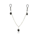 Nipple Play Non Piercing Nipple Chain Jewelry Onyx