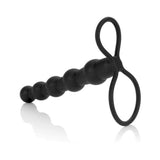 Silicone Beaded Double Rider Black