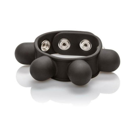 Weighted Ball Stretcher Silicone Black