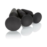 Silicone Anal Trainer Kit Black 3 Piece Set