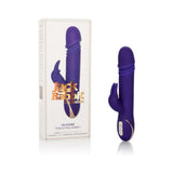 Jack Rabbit Silicone Thrusting Vibrator Purple