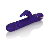 Jack Rabbit Silicone Thrusting Vibrator Purple